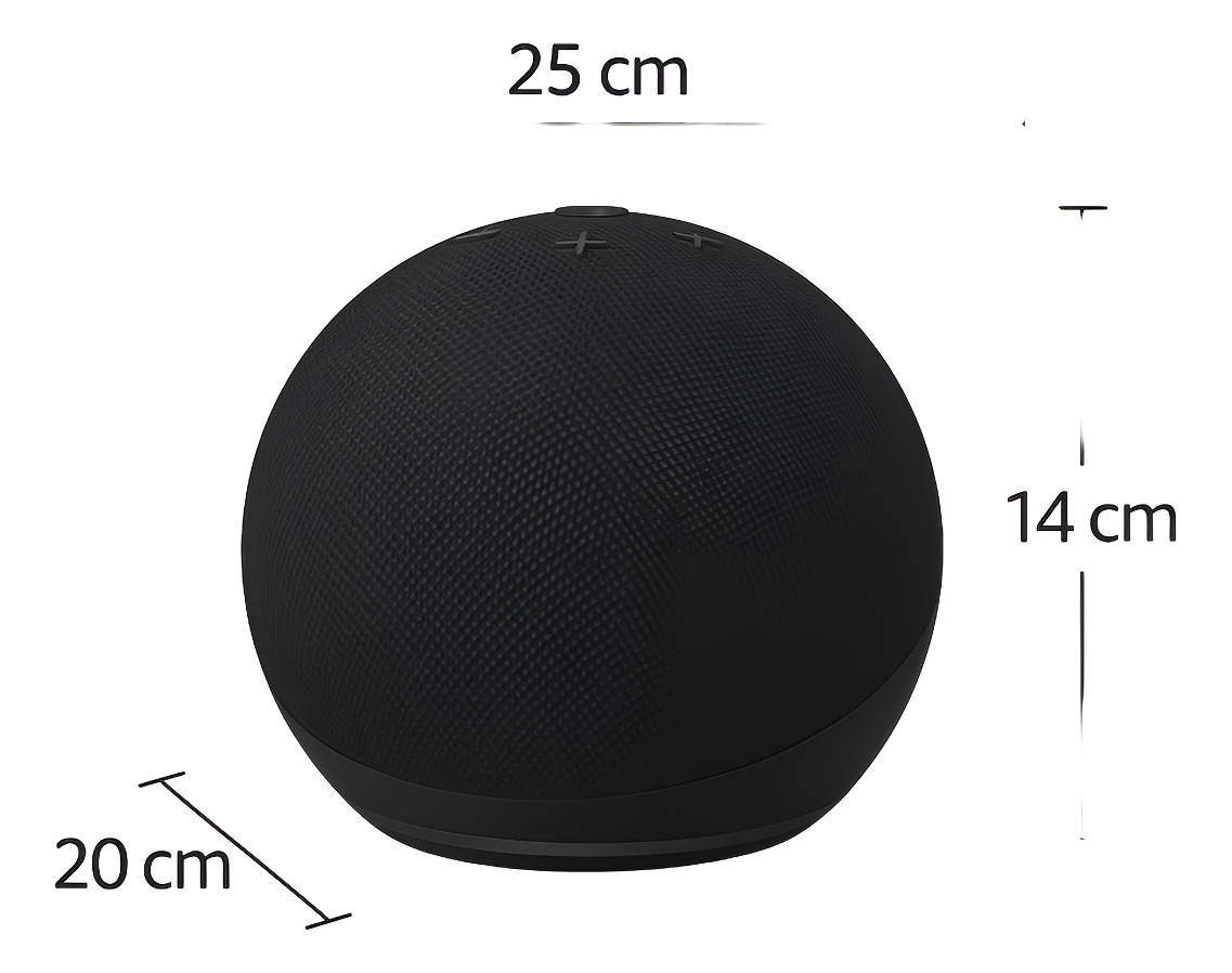 Alexa Echo Dot 5a Geração Som Potente Assistente Virtual Preto - Imagem 2