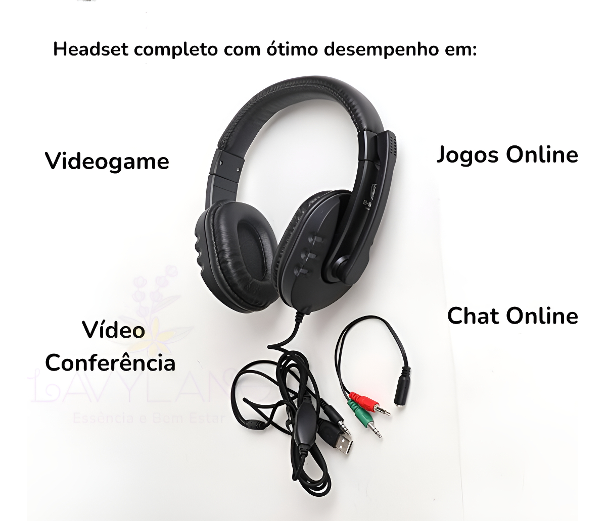 Fone De Ouvido Para Gamer Moderno Bm216 Linha Premium Preto