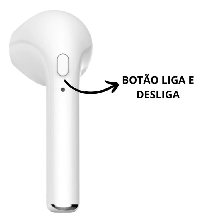 Fone De Ouvido Sem Fio Esportivo Bateria Longa Branco - Imagem 6