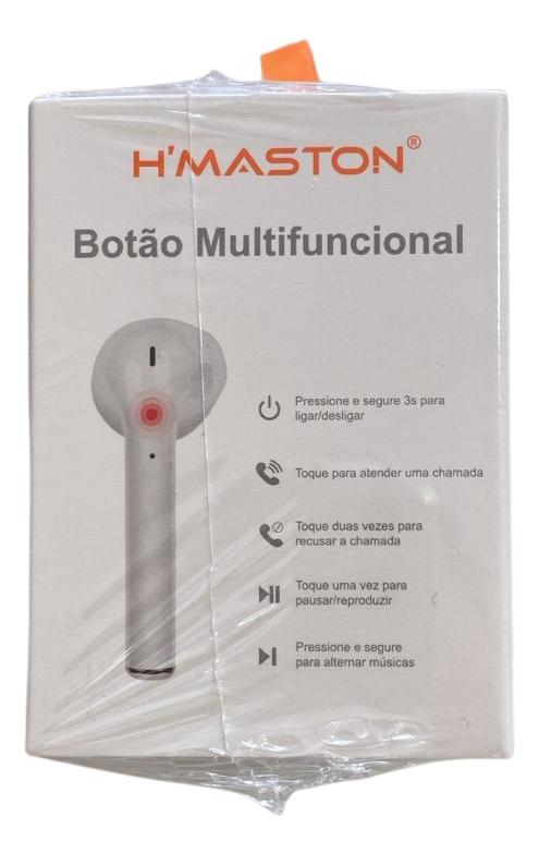 Fone De Ouvido Sem Fio Esportivo Bateria Longa Branco - Imagem 7