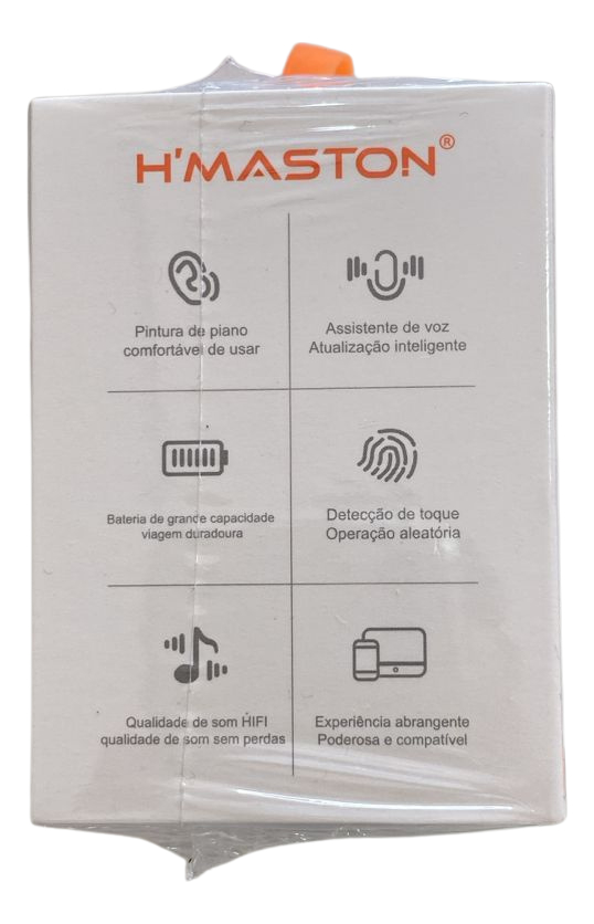 Fone De Ouvido Sem Fio Esportivo Bateria Longa Branco - Imagem 8