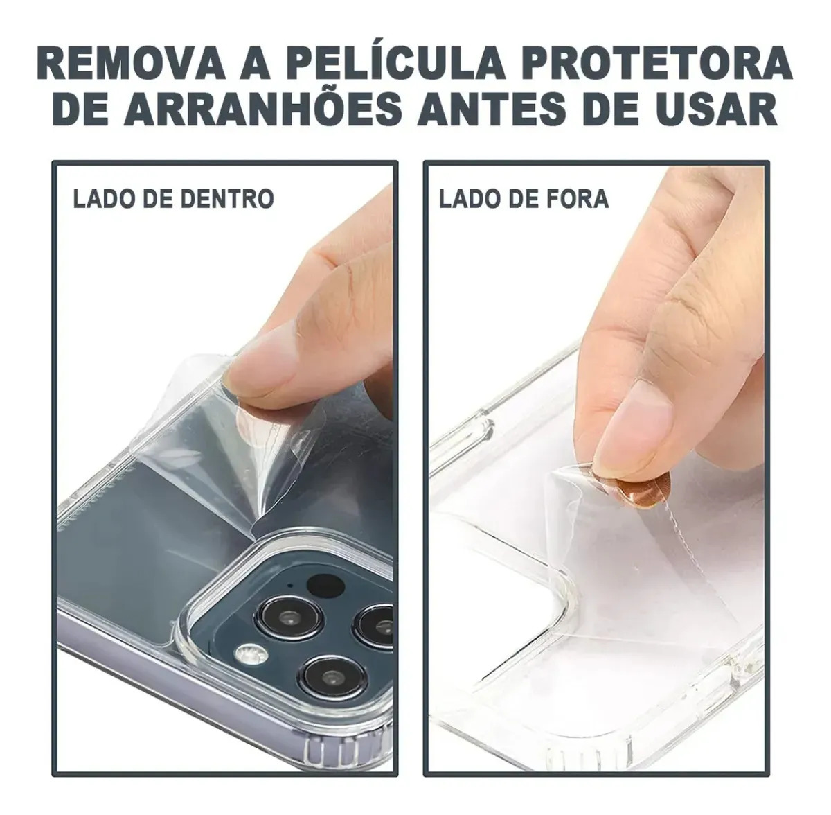 Capa iPhone 17 Pro Max Magsafe Premium Anti Queda Transparente Lisa - Imagem 6