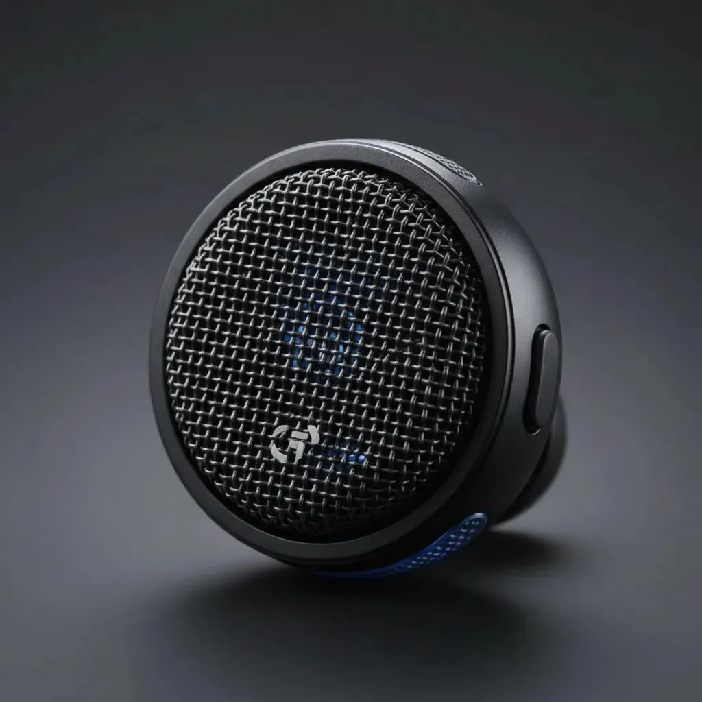 Lapela Duplo A'gold Mcf-38a P/ Vídeo E Podcast Envio Rapido Preto