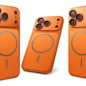 Capa iPhone 17 Pro Max Anti Impacto Reforçada Alta Proteção Laranja Lisa