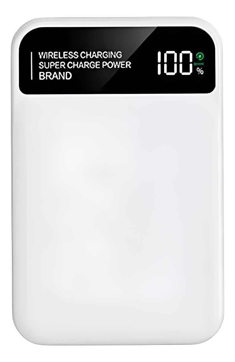 Carregador Portatil Power Bank 10000mah 22.5w Turbo Sem Fio Branco - Imagem 2