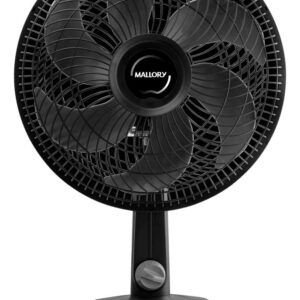 Mallory Ventilador Turbo 6 Pás 30cm Compact Preto Diâmetro Material Plástico