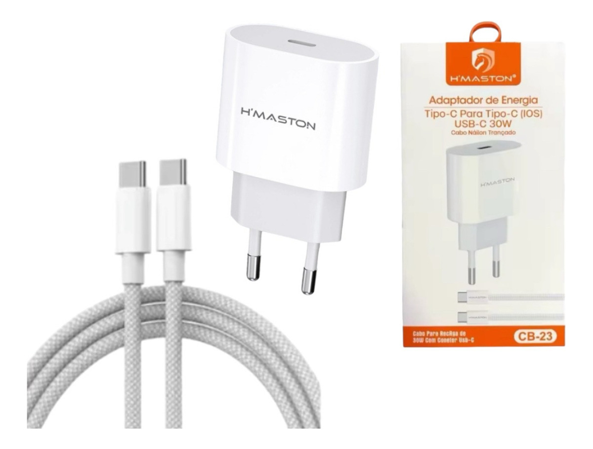 Carregador 30w Usb-c Para iPhone 15, 16 E 17 Pro Max 15/16/17 Pro 15/16/17 Plus C Cor Branco - Imagem 3
