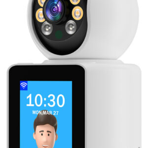 Câmera Hd Inteligente Wi-fi Bidirecional Visão Noturna Branco