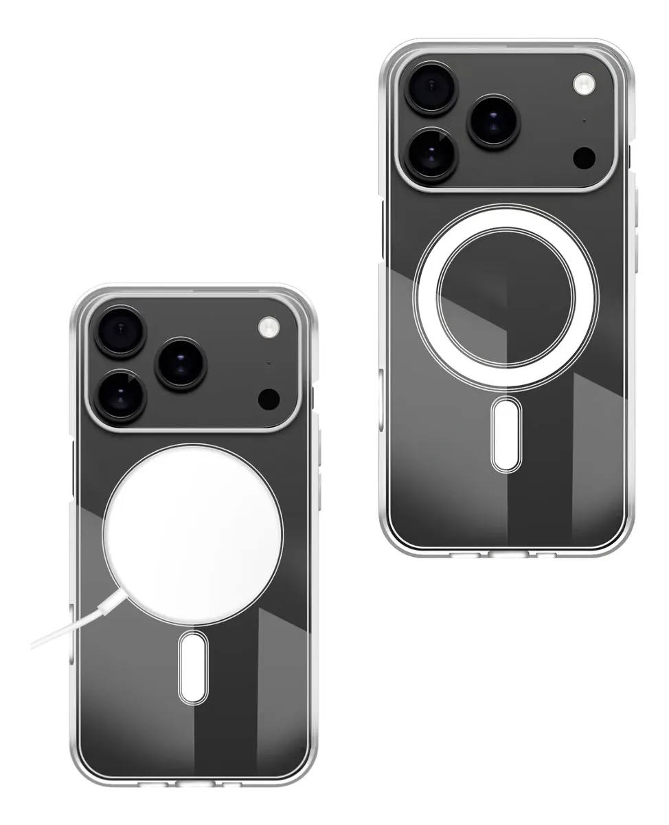 Capa iPhone 17 Pro Max Transparente Com Ímã Magsafe Transparente - Imagem 4