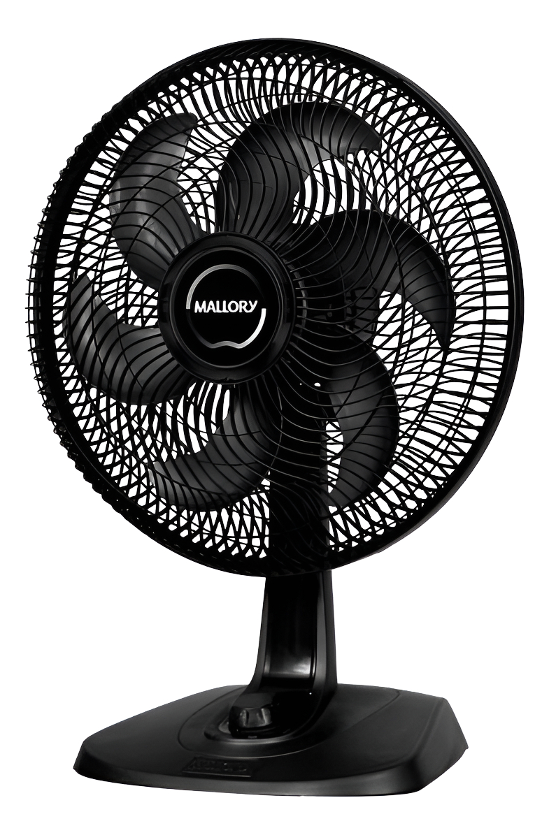 Ventilador De Mesa Mallory 40cm 127v (110v)preto Turbo Fresh 40 Cm Preto 127v Preto Plástico 6 - Imagem 2