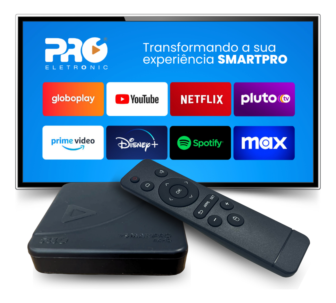 Smart Box Proeletronic Smartpro Prosb-3000/16 Gb 4k Hd Preto Padrão - Imagem 6