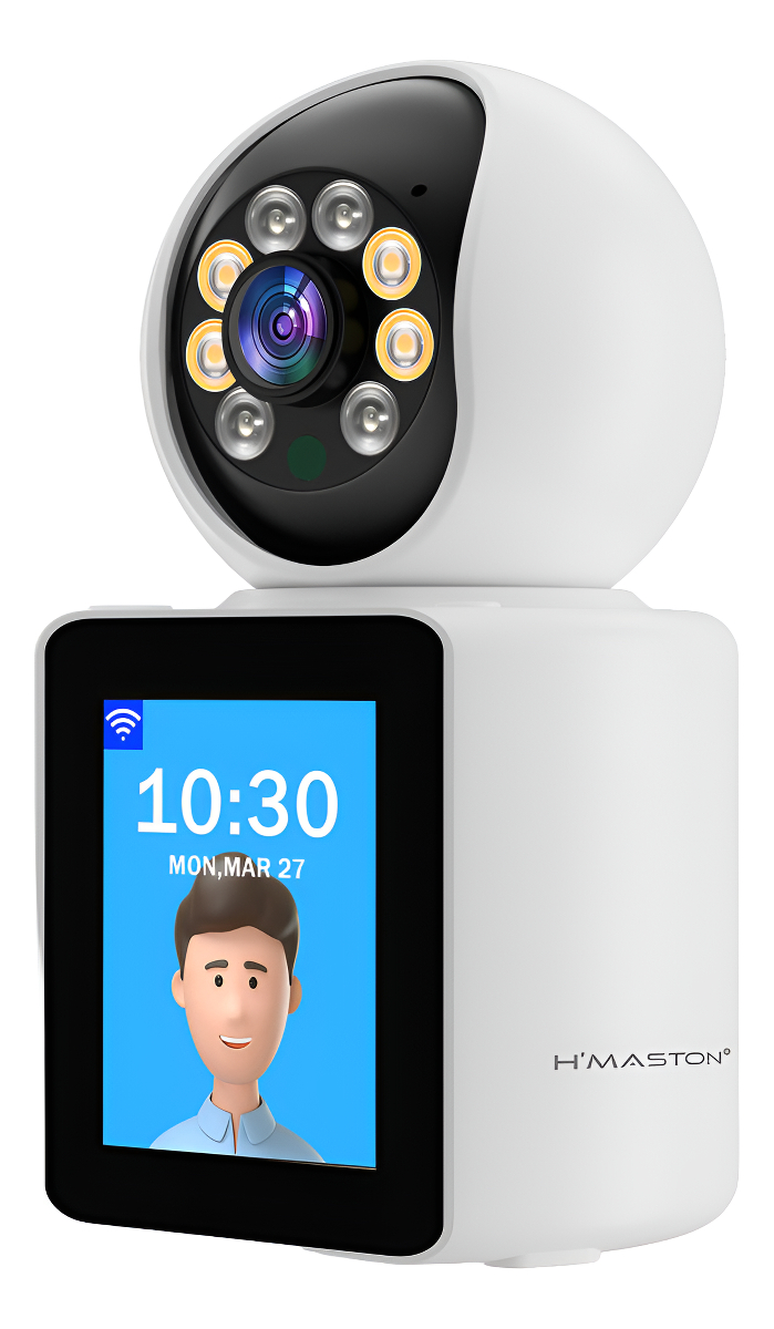Câmera Hd Sem Fio Wi-fi Com Áudio E Noturna Branco - Imagem 2