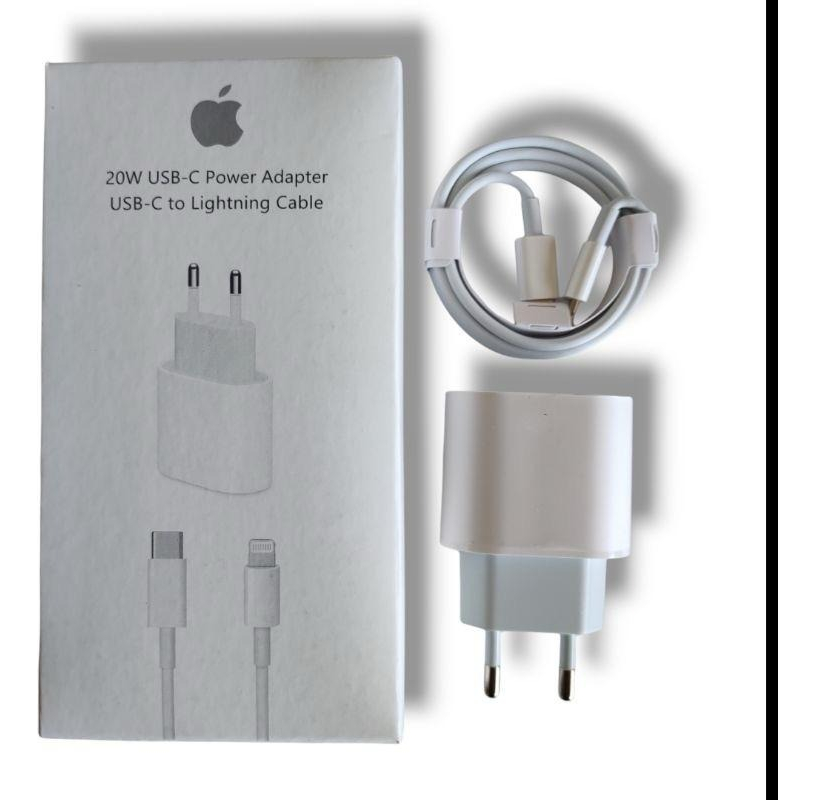 Carregador 20w Turbo + Cabo C Para Celular Branco - Imagem 4