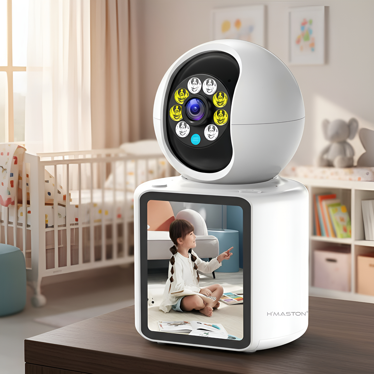 Câmera Hd Sem Fio Wi-fi Com Áudio E Noturna Branco - Imagem 4