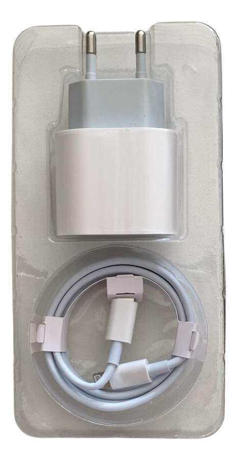 Carregador 20w Turbo + Cabo C Para Celular Branco - Imagem 7