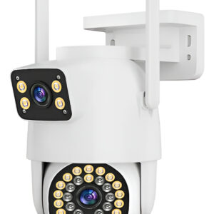 Câmera Ip Wi-fi Jtz-9690pro 6mp Visão Noturna Colorida Branco