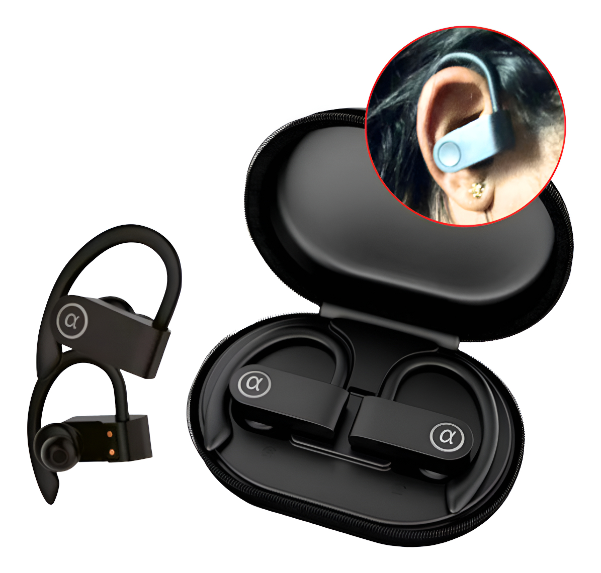 Fone Agold Fn-b21 Portátil E Resistente E Qualidade Pro Preto