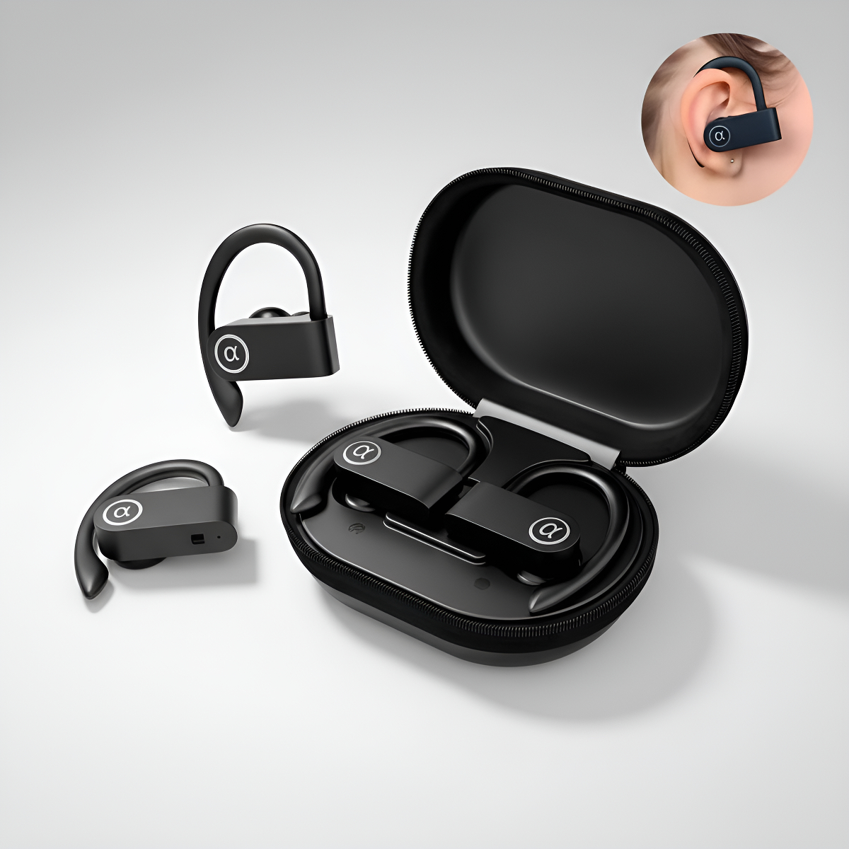 Fone Agold Fn-b21 Portátil E Resistente E Qualidade Pro Preto - Imagem 2