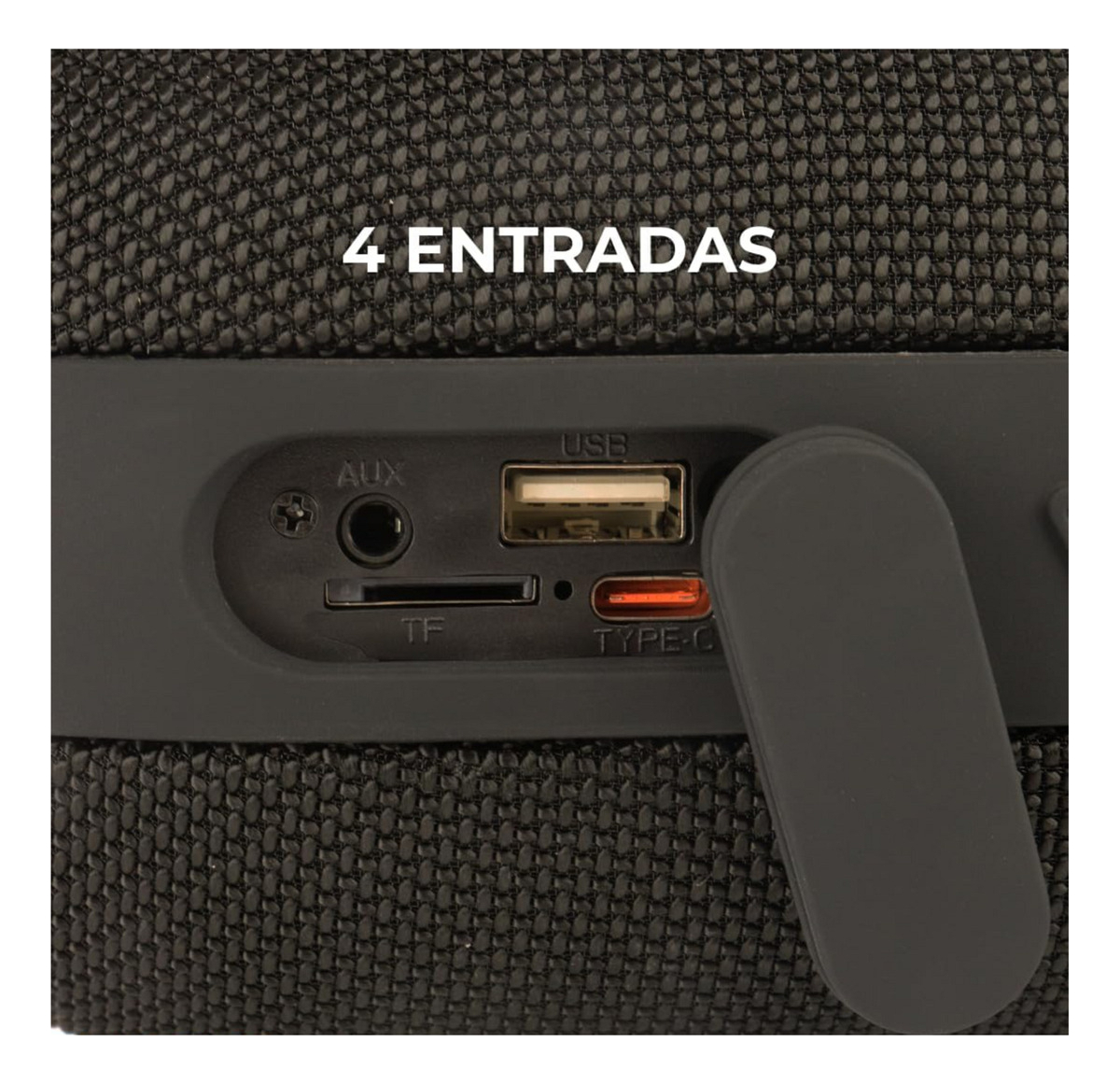 Caixa De Som Kapbom Ka-8296 30w Rgb À Prova Dágua Preto 5v - Imagem 2