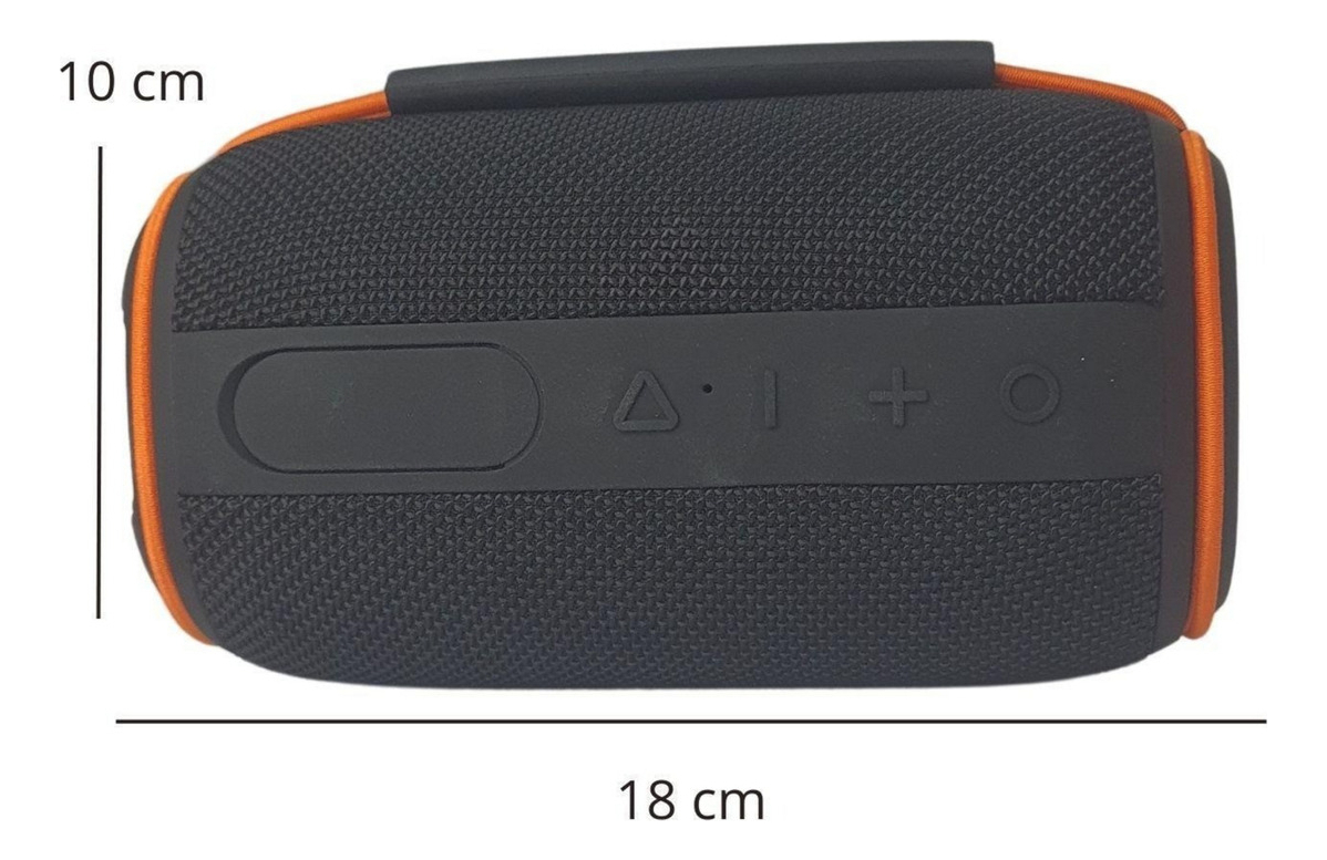Caixa De Som Kapbom Ka-8296 30w Rgb À Prova Dágua Preto 5v - Imagem 5
