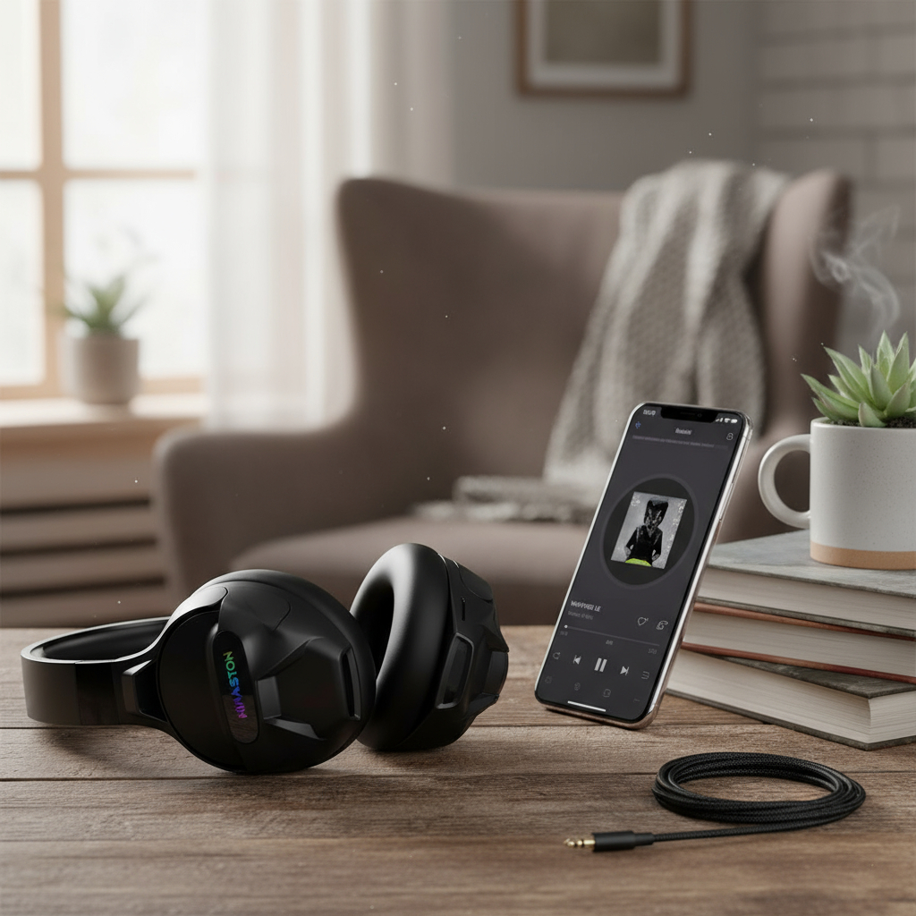 Fone Sem Fio Com Redução De Ruído Ideal Para Dia A Dia Preto - Imagem 8