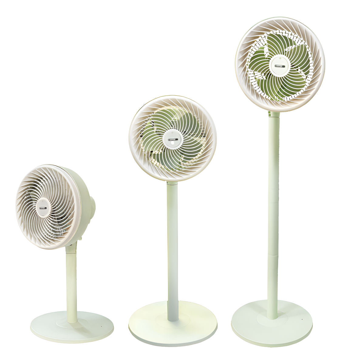 Ventilador De Chão Mesa Regulavel 3 Niveis 110v Potente 25 Cm Verde-claro 110v Plástico 5