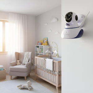 Câmera Ip H'maston A6030 Wi-fi 360° Com App Celular Branco