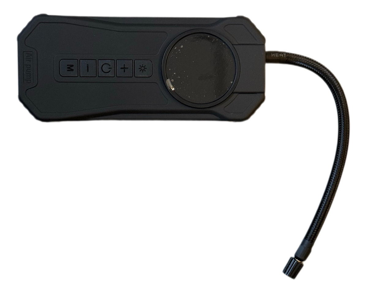 Bomba De Ar Multifuncional Para Viagens E Emergências Preto 127/220v Bomba De Ar Portatil Bifásica - Imagem 2