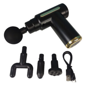 Massageador Portátil Elétrico Pistola Profissional Muscular 127/220v Preto
