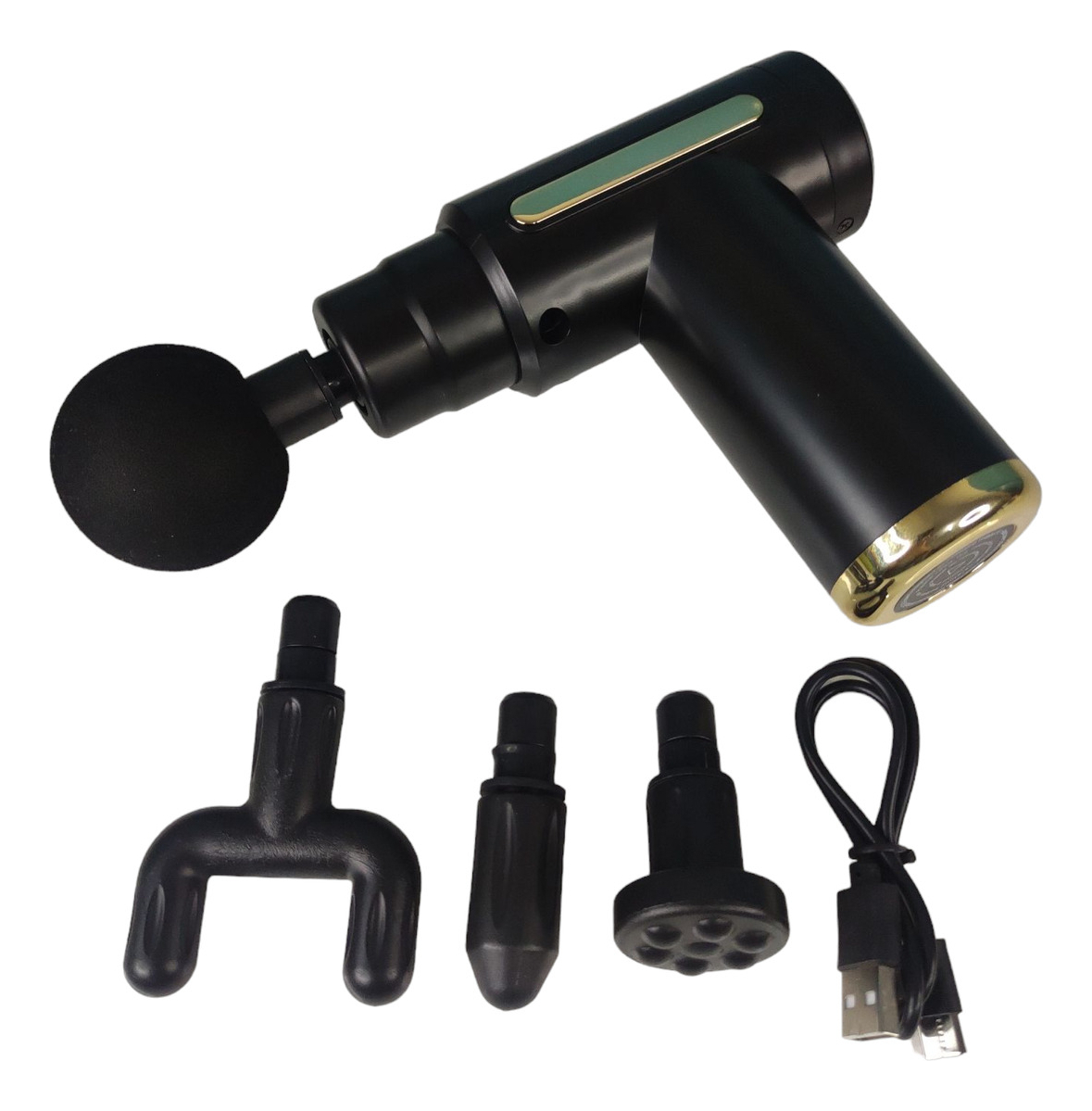 Massageador Portátil Elétrico Pistola Profissional Muscular 127/220v Preto - Imagem 6