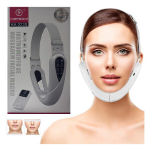 Aparelho Massageador Emagrecedor De Papada Do Queixo S/ Fio Branco 127/220v