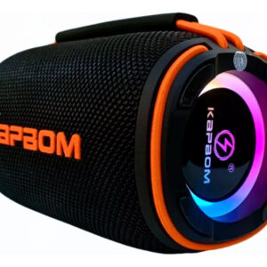 Caixa De Som Bluetooth Portátil À Prova D'agua 30w Kapbom Cor Preto 5v