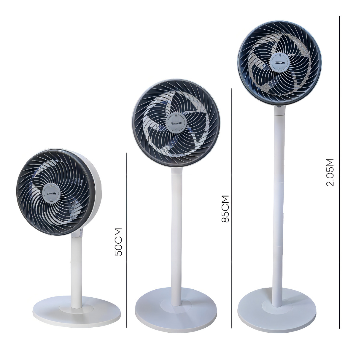 Bommax Ventilador Bm-v977 Com 5 Hélices E Base Rotação 180 Graus Cor Branco 75 Cm Plástico