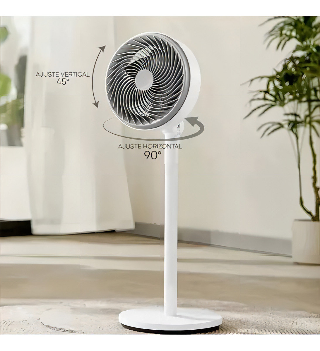 Bommax Ventilador Bm-v977 Com 5 Hélices E Base Rotação 180 Graus Cor Branco 75 Cm Plástico - Imagem 4