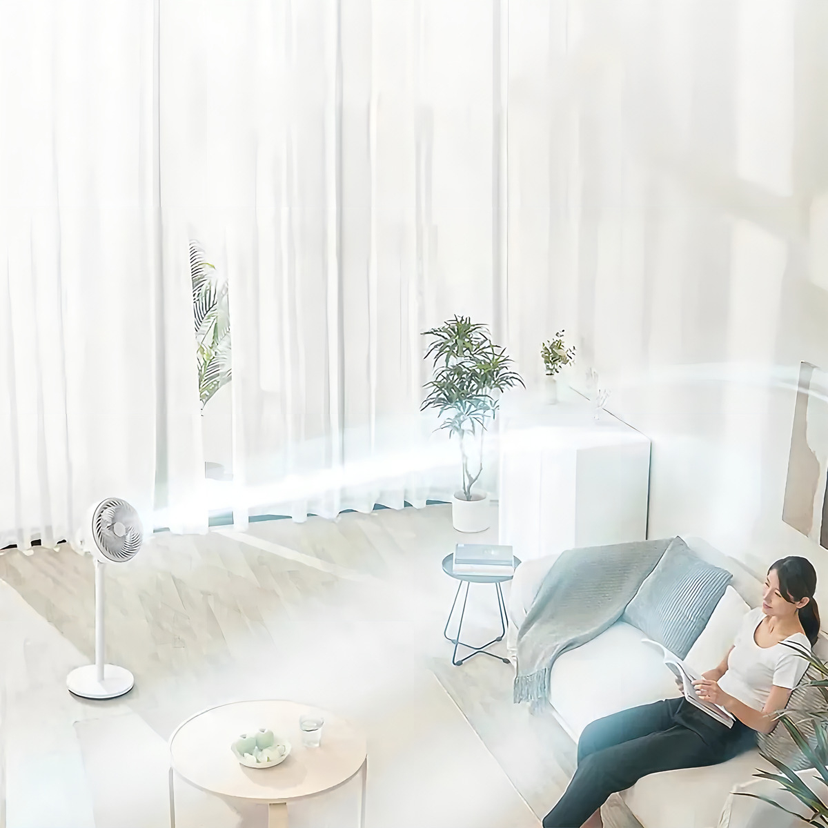 Bommax Ventilador Bm-v977 Com 5 Hélices E Base Rotação 180 Graus Cor Branco 75 Cm Plástico - Imagem 9