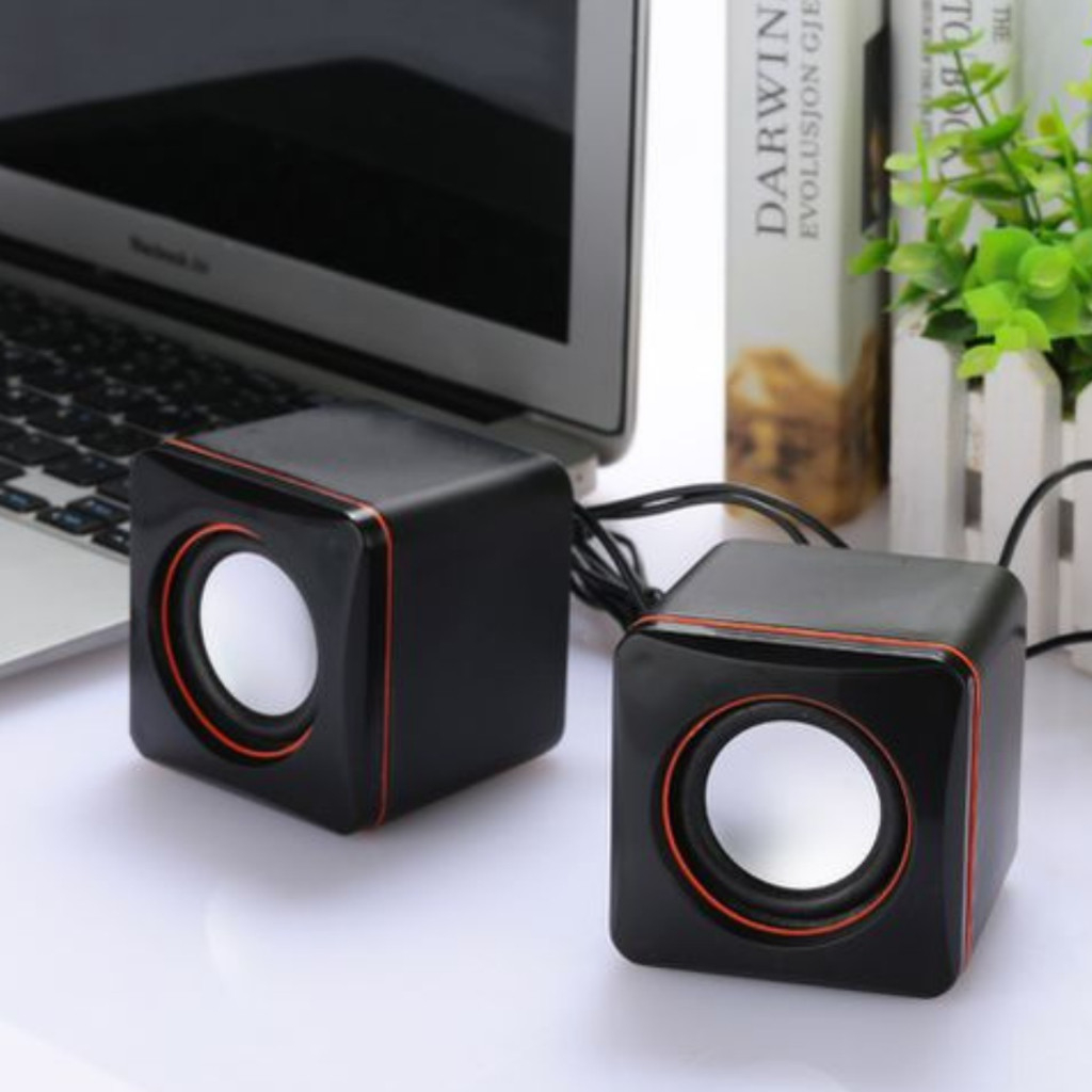 Caixinha De Som Potente Usb P2 Para Computador Pc Notebook Preto - Imagem 3
