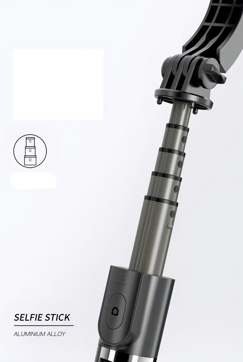 Estabilizador Gimbal Para Celular Com Controle Tripé Preto - Imagem 4