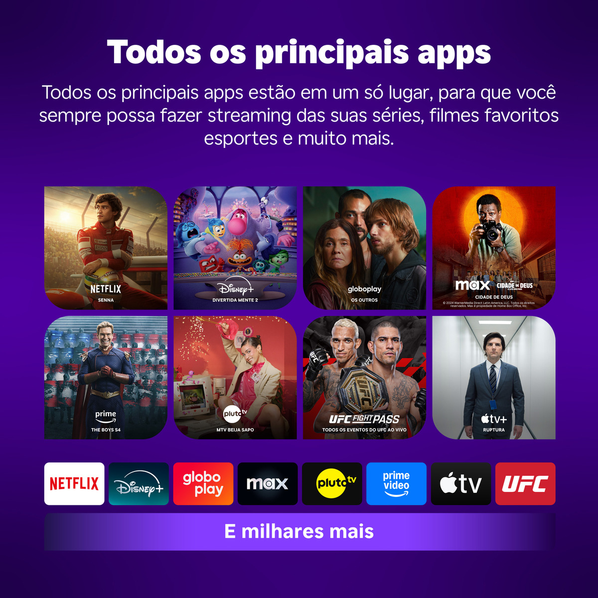 Roku Streaming Stick Tvbox Aparelho Transforma Tv Em Smart Preto Padrão - Imagem 4