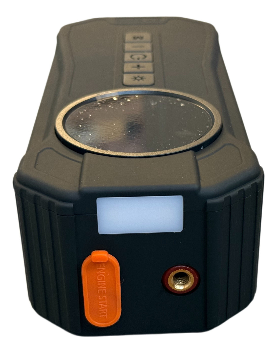 Compressor Com Partida E Iluminação E Partida Rápida Preto 127/220v Bomba De Ar Portatil Bifásica - Imagem 8