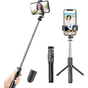 Pau De Selfie Tripé 70 Cm Zp18 Preto