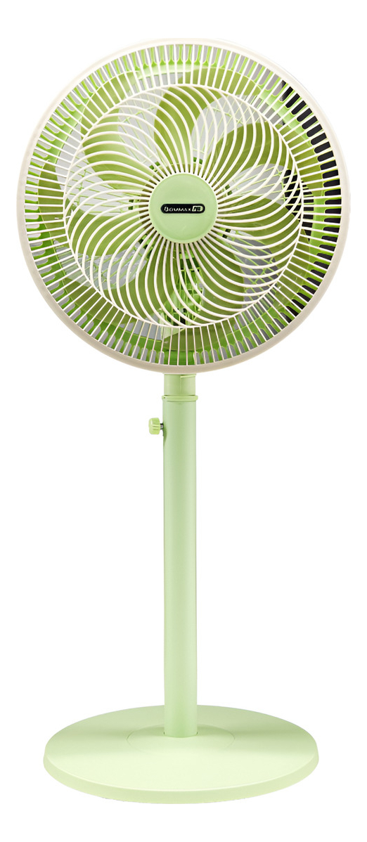 Ventilador De Chão Mesa Regulavel 3 Ideal Para Escritório 25 Cm Verde-claro 110v Plástico 5