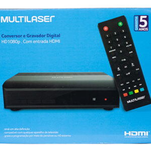 Multilaser Conversor Digital Tv Usb Hdmi 1080p Preto 127/220v