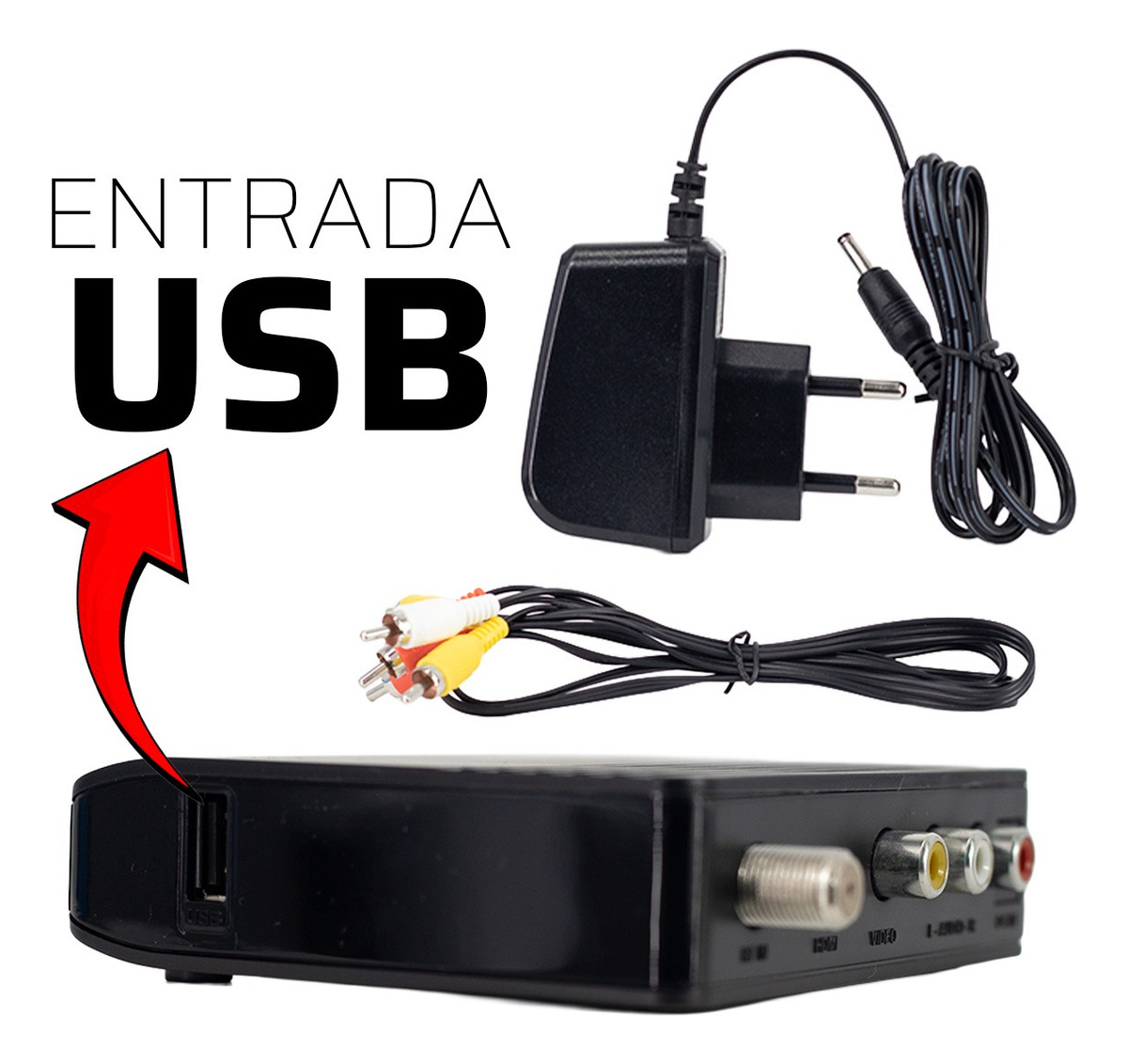 Multilaser Conversor Digital Tv Usb Hdmi 1080p Preto 127/220v - Imagem 4