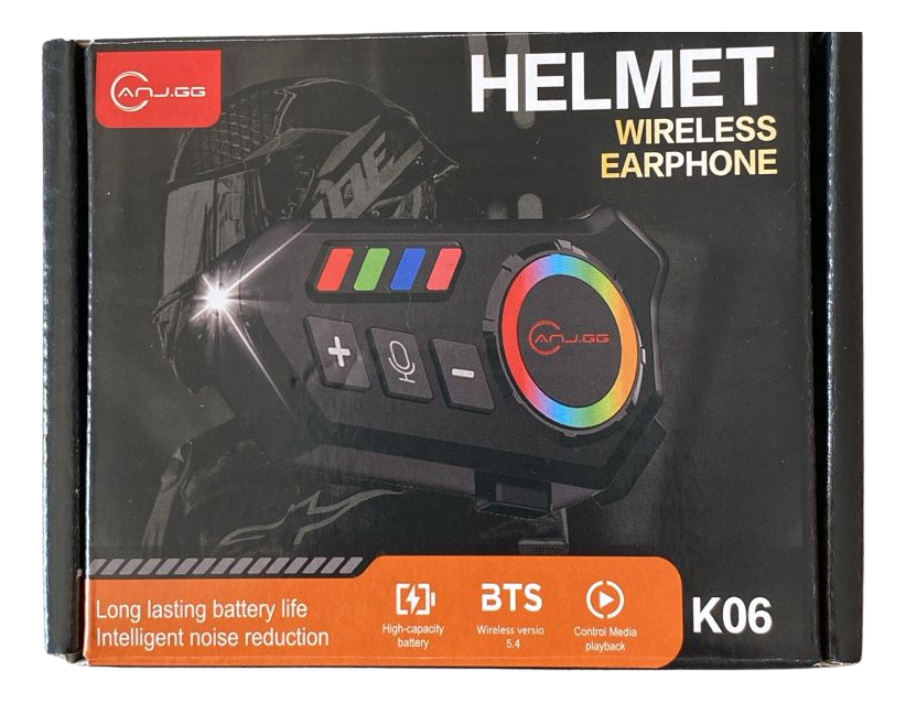 Fone Capacete K06 Bluetooth Ideal Para Entregadores - Imagem 6