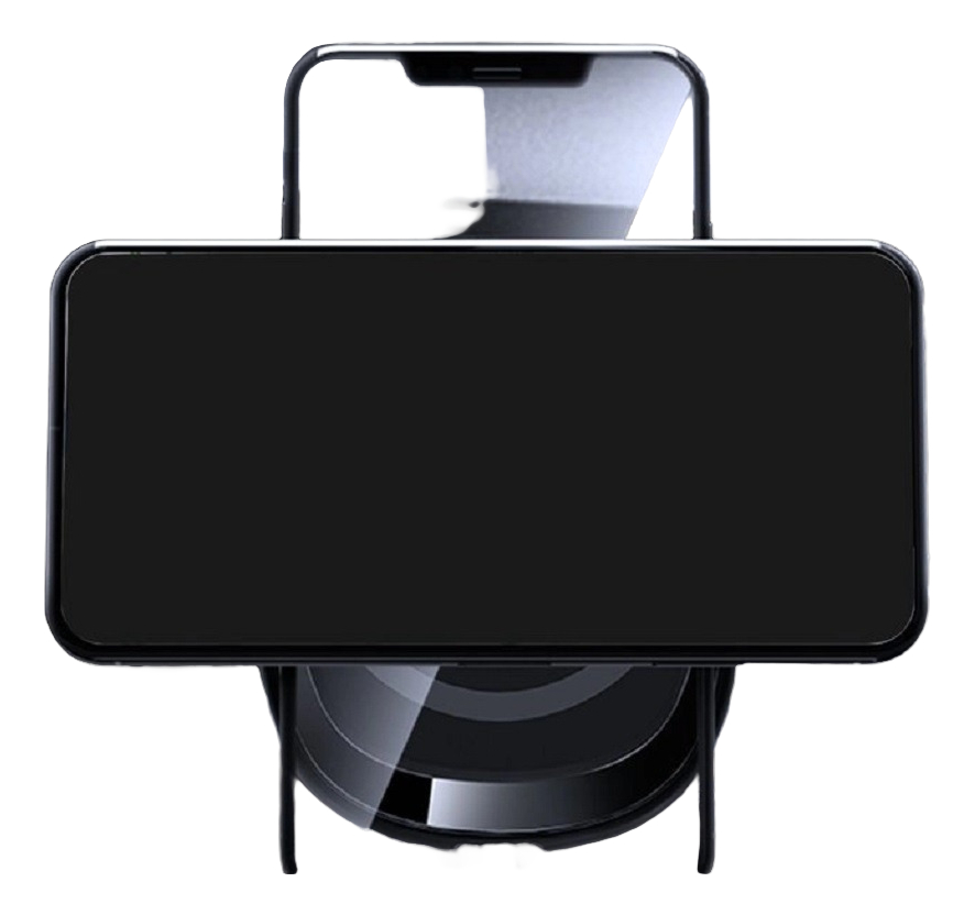 Carregador Indução Veicular Rápido Usb-c Indução Preto - Imagem 2