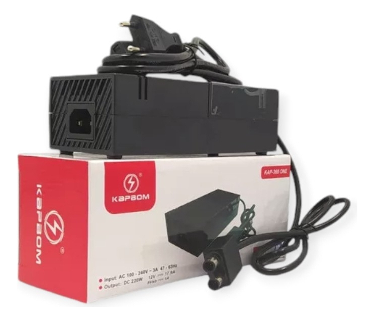 Carregador Kapbom Kap-h300 2 Pinos Compatível Xbox 360 - Imagem 2