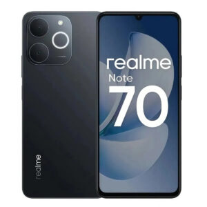 Celular Realme Note 70 8gb Ram 256gb Rom Tela 6.74 90hz Bateria 6000mah Dual Sim Smartphone Preto