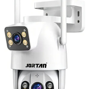 Jortan Jt-9697 Câmera De Segurança Ip Wifi Infravermelho Auto Tracking Branco