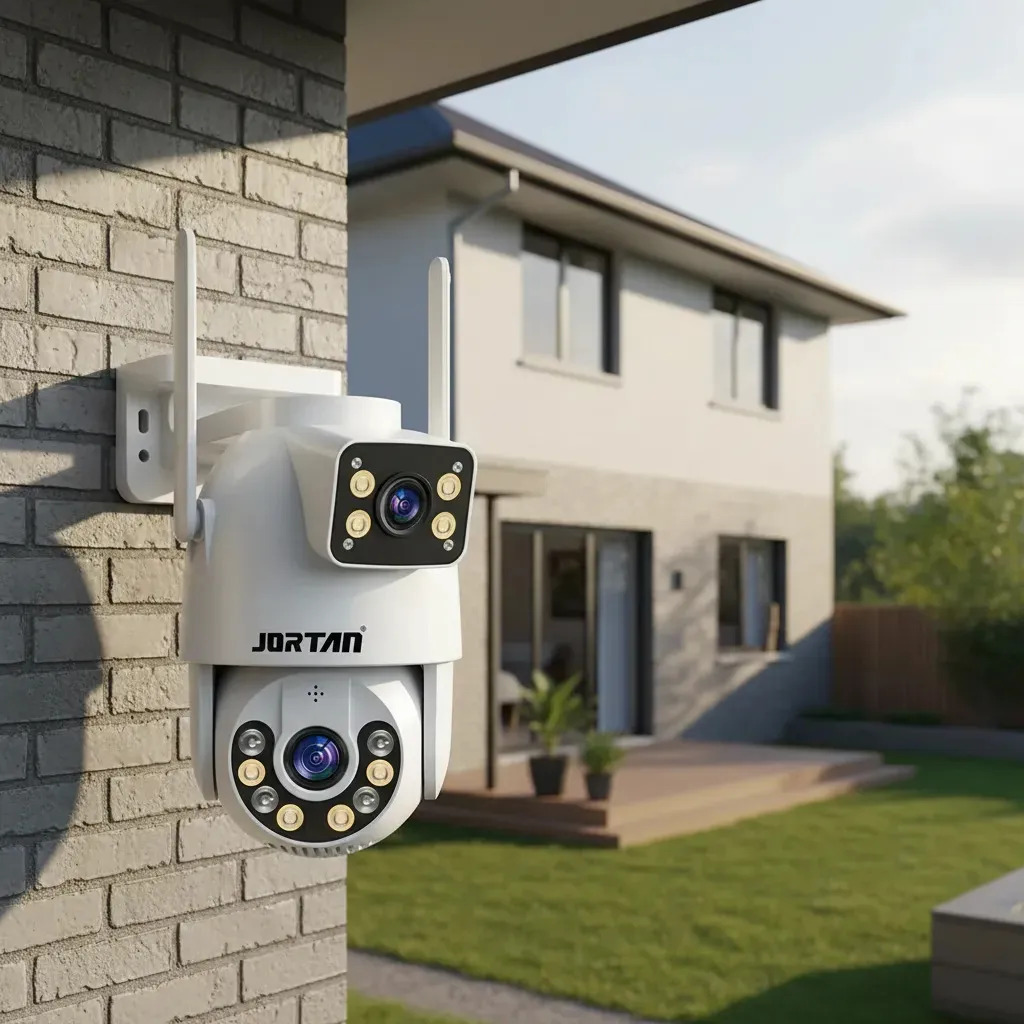 Jortan Jt-9697 Câmera De Segurança Ip Wifi Infravermelho Auto Tracking Branco - Imagem 5