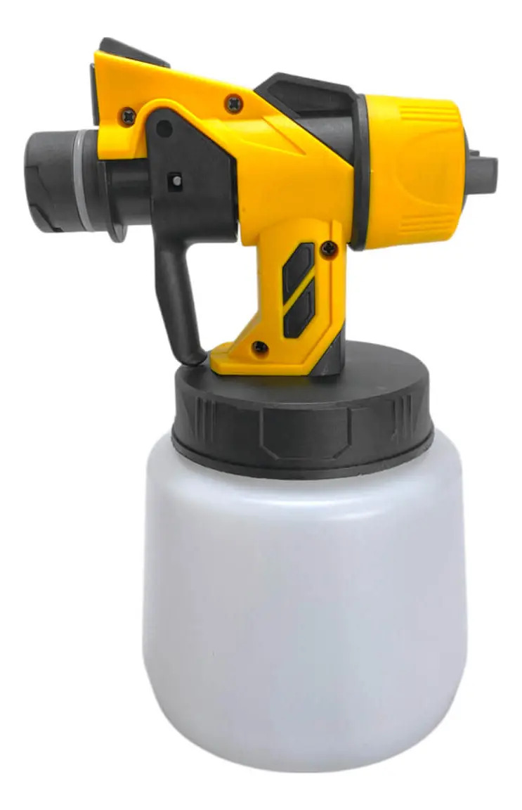 Pulverizador Bomvink Bom-9720 Pistola Pintura Sem Fio Bateria 21v Amarelo 127/220v - Imagem 4